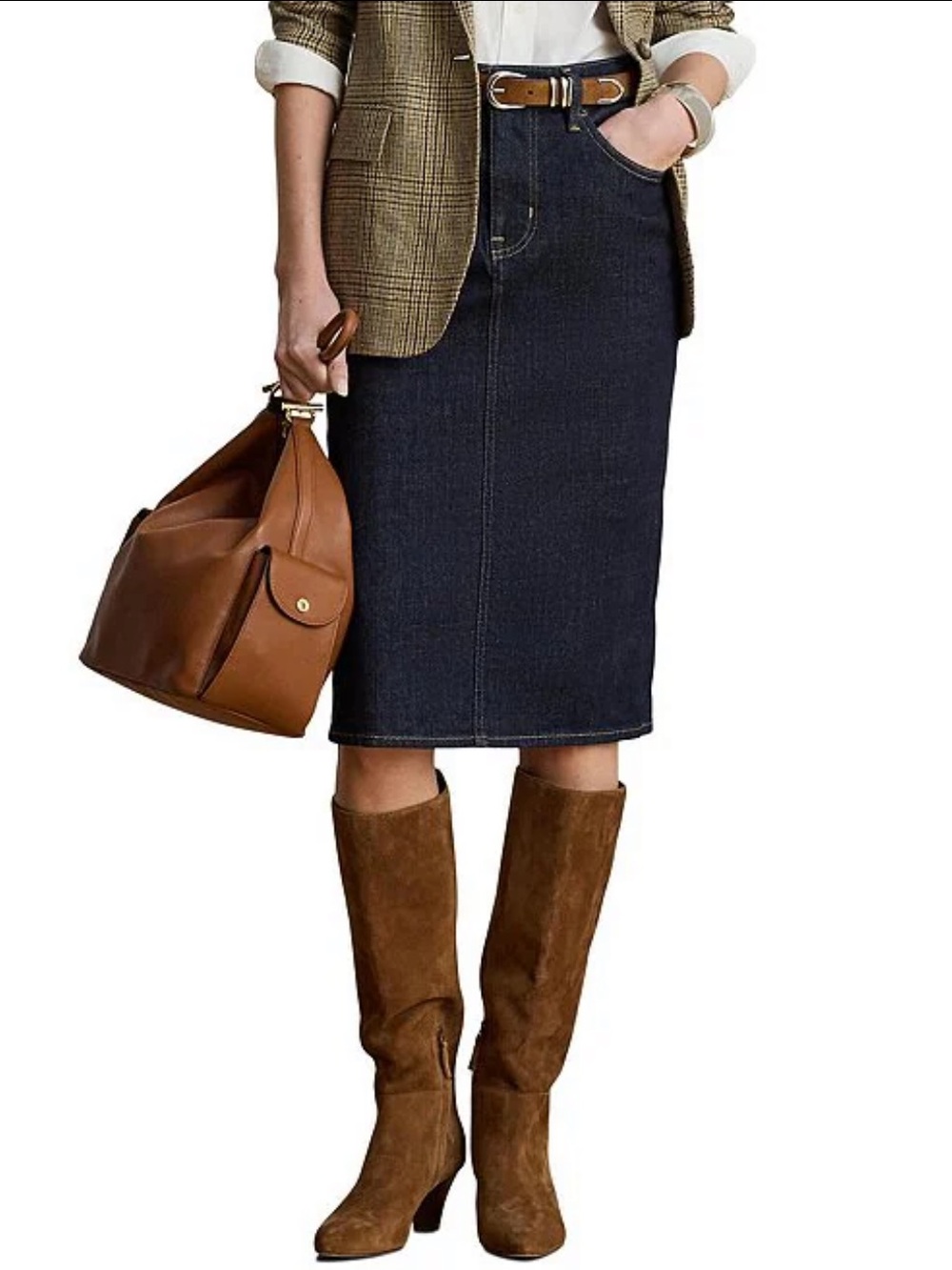 LRL, Ralph Lauren Jeans Co. Denim Pencil Skirt, Size 6